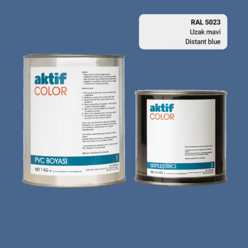 Aktif Color | PVC Pimapen Boyası | RAL 5023 | Uzak Mavi | 1.5 Kg
