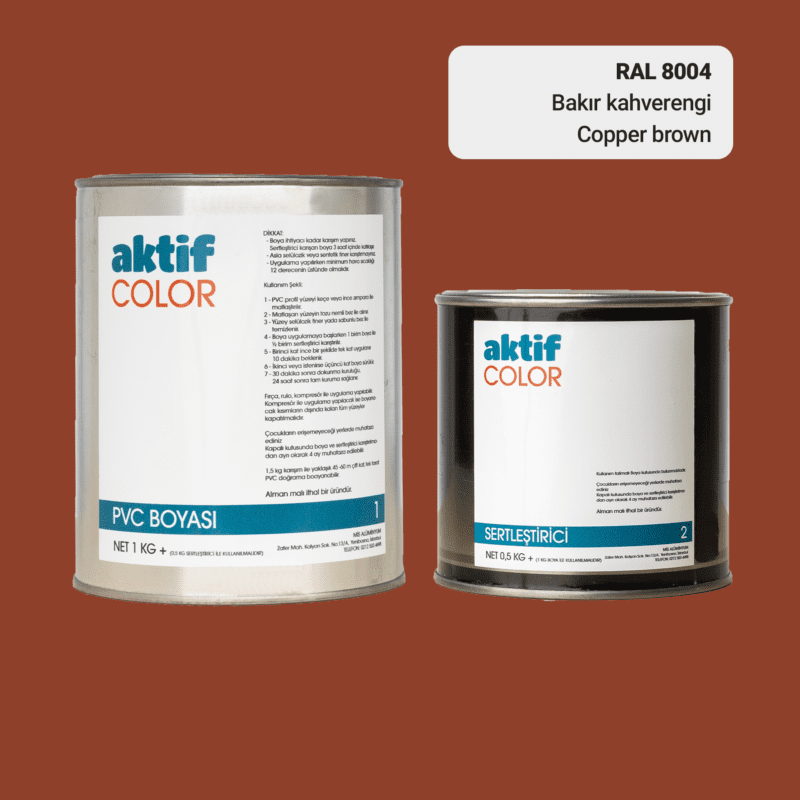RAL 8004 – Bakır Kahverengi PVC Boyası