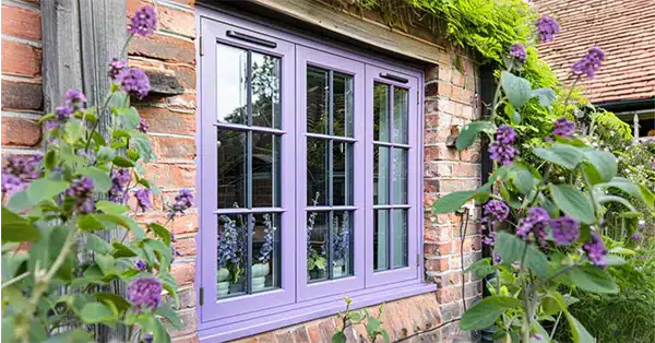 Pimapen boyası ile boyanmış modern alüminyum doğrama pencere