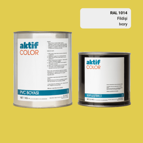 RAL 1014 Fildişi PVC Boyası – 1 kg Boya + 0,5 kg Sertleştirici