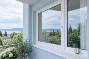 Açık havada PVC doğrama boyaması için hava ve çalışma alanı planlaması